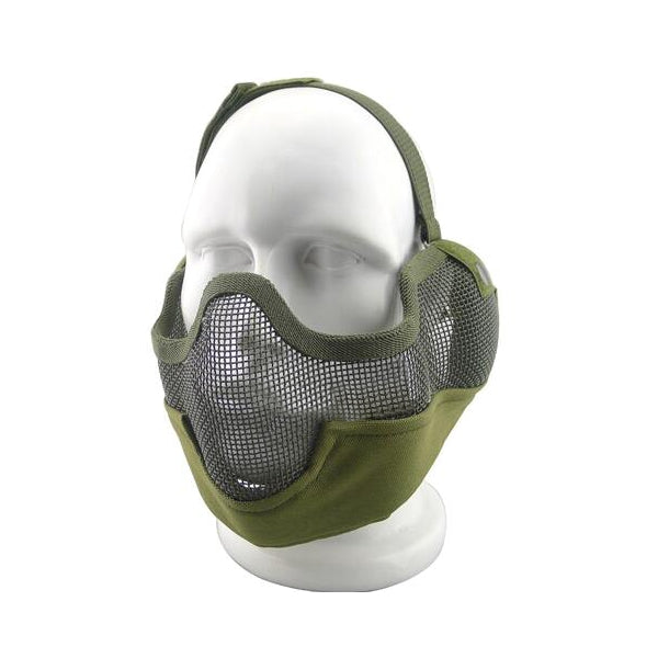 WoSporT MA-10 CS Protective Half Face Mask Fencing Tactical War Game Airsoft Outdooors