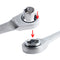 R'DEER Socket Wrench Set Universal Ratchet Wrench Double End Socket Adapter