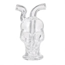 Mini Skull Glass Water Pipe Glass Skull Smoking Pot Hoo kah Accessories
