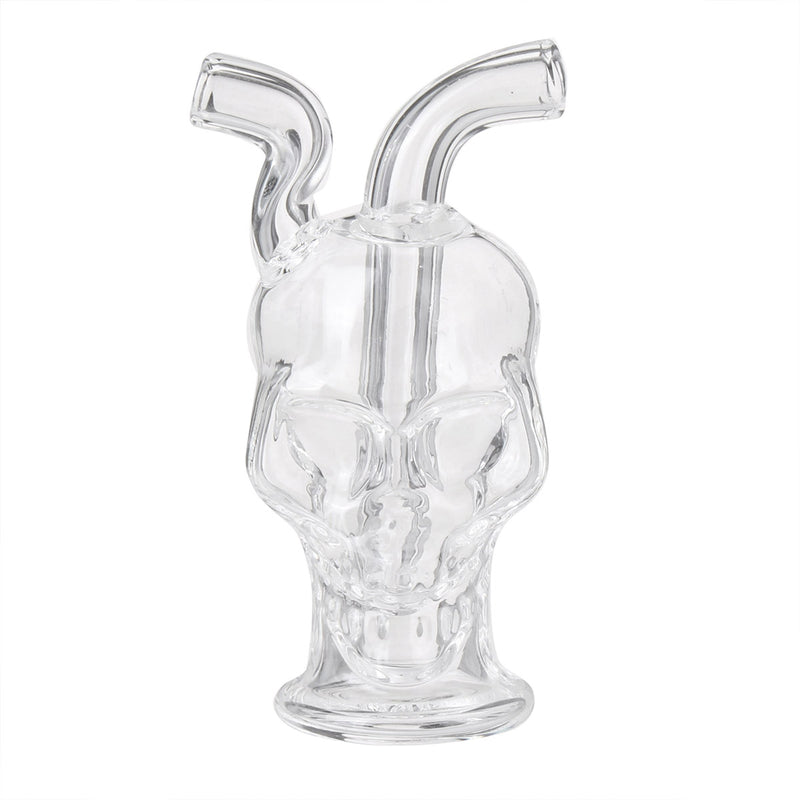 Mini Skull Glass Water Pipe Glass Skull Smoking Pot Hoo kah Accessories