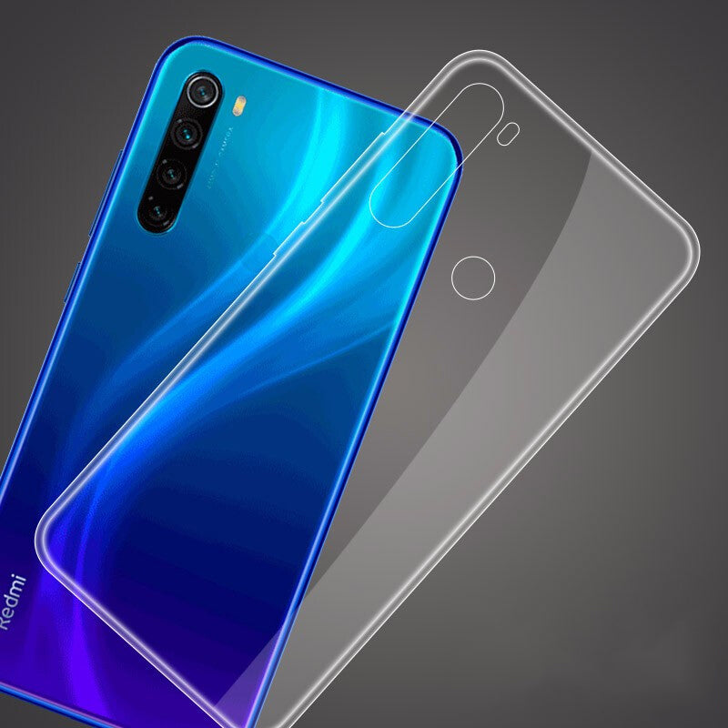 Bakeey Crystal Transparent Shockproof Hard PC Protective Case for Xiaomi Redmi Note 8