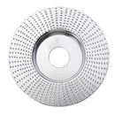 Drillpro 100x16/110x22mm Plane Wood Carving Disc Shaping Disc Tungsten Carbide Angle Grinding Wheel Sanding Carving Rotary Tool Abrasive Disc for Angle Grinder