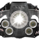 XANES 2408 1600LM Bicycle Headlamp 5 Switch Modes T6 + 2* XPE Yellow + 2* XPE Bluray Light