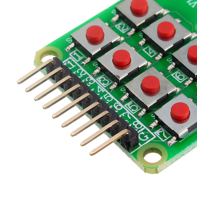 Micro Switch 2x4 Matrix Keyboard 8 Bit Keyboard External Keyboard Expansion Board Module