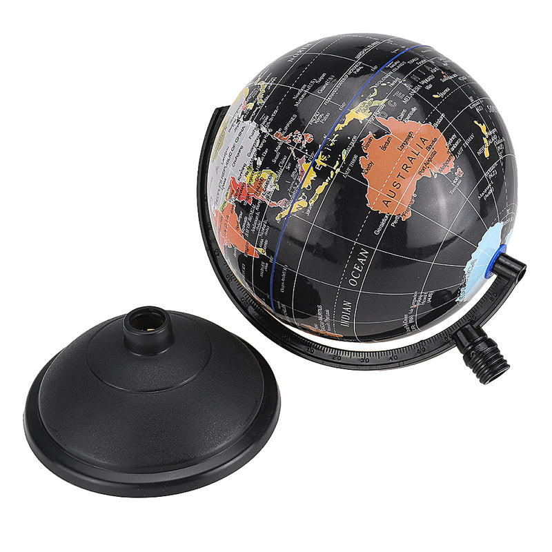 20cm Decorative Desktop Globe Rotating Earth Geography World Globe Base World Map Education Gift