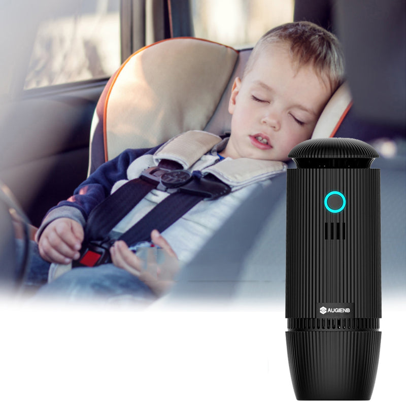 AUGIENB HEPA Ioniser Car Air Purifier Portable Humidifier Oil Aroma Diffuser