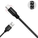 APPACS 2.4A Type C Braided Fast Charging Data Cable 1M For Oneplus 5T Xiaomi 6 Mix 2S Mi A1 S9+