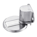Solid Heavy Duty Zinc Alloy Adjustable Magnetic Door Stopper Hidden Floor Mount Door Catch Free Punching Door Holder w/ 3M Sticker