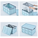 Three Flower Multifunctional Folding Box Covered Folding Storage Box for Car and Home Office Baby