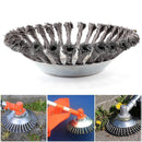 6/8 inch Steel Trimmer Head Garden Weed Steel Wire Brush Break-proof Rounded Edge Weed Trimmer Head