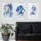 Watercolour Fairy Horse Picture Canvas Unframed Paintings Abstract Wall Art Decor