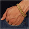 Trendy Stainless Steel Chain Bracelet Fashion Men Gold Bracelet