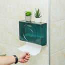 Toilet Hand Paper Towel Dispenser Wall Mounted Tissue Box Holder Bathroom Kit
