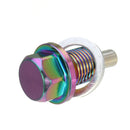 M12x1.25 Neo Chrome Magnetic Engine Oil Pan Drain Sump Filter Adsorb Plug Bolt