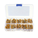 600pcs Ceramic Capacitor Assortment Kit+500pcs Electrolytic Capacitor Assortment Kit