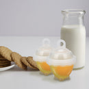 7Pcs / Set Hard Boil Egg Cooker 6 Boilor Without Shells With Bonus Egg White Separator Eggs Boiler