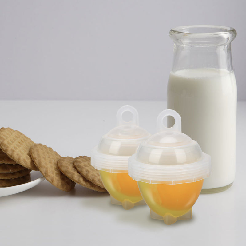 7Pcs / Set Hard Boil Egg Cooker 6 Boilor Without Shells With Bonus Egg White Separator Eggs Boiler