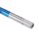 Drillpro 5Pcs M3-M8 Blue Coated Machine Screw Tap Drill Set Straight Flute Metric Thread Tap Drill Bit