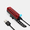 XANES TL31 620nM Bike Tail Light USB Rechargeable IPX5 Waterproof 5 Modes Bike Lamp Ultralight Warning Night Light