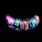 LED Crown Crystal Headband Headdress Garland Bridal Jewelry 3 Mode Flash Light Christmas Halloween Party Gift