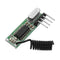 5pcs DC3~5V AK-119 433.92MHZ 4 Pin Superheterodyne Receiver Board Without Decoding -105dBm