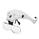 5 Replacement Lens Headset Magnifier Hand Free Magnifying Glass LED Eyelash Extension