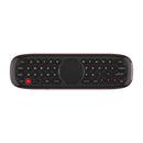 Wechip W2 Air Mouse Russian Keyboard  2.4g 6 Axis Gyroscope with TouchPad Anti-Lost Function Fly Air Mouse Per Android Tv Box /Mini Pc/Tv/Win 10