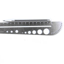 AOTDDOR Multifunction Ruler Stainless Steel Compasses Protractor Hexagon Ruler Scale Tool