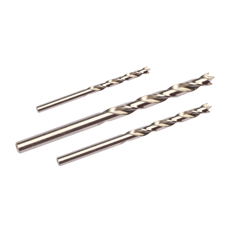 5/6/7/8/9/10mm Fully Ground High Spees Steel Brad Point Wood Drill Bit Kit Set Tool Woodworking Drilling Tool