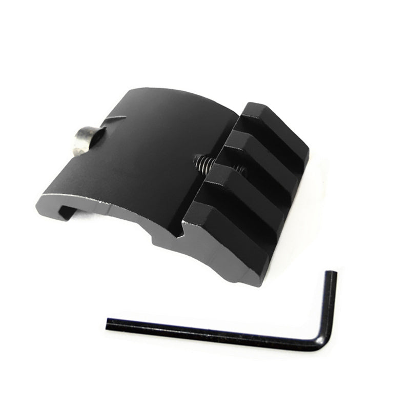 Y73 3Slots Ultralow Profile 45 Offset Picatinny Rail Mount Holder 20mm Rail Side Mount