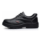 TENGOO Men's Leather Hiking Steel Toe Work Safety Mesh Anti-slip Anti-Collision Climbing Shoes Safety Shoes