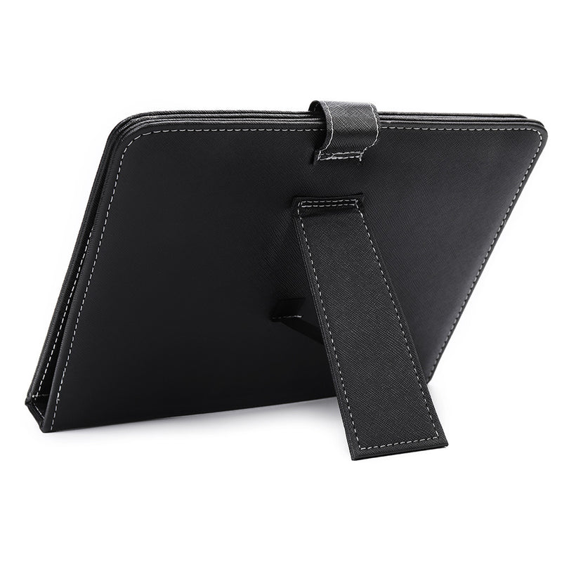 Universal Stand Leather Case Cover MID USB/V8 Interface With Keyboard Protector for 7 Inch Tablet PC