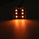 8Pcs RGB 48 LEDs Rock Car Decoration Lights Truck Bed Under Body Light Kit+IR Remote Control