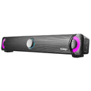 Smalody LED Light Stereo Noise Cancelling 3.5mm Aux Speaker Wired Loudspeaker for Mobile Phone