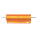 10pcs RX24 100W 2R 2RJ Metal Aluminum Case High Power Resistor Golden Metal Shell Case Heatsink Resistance Resistor