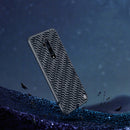 For OnePlus 7T Pro Case NILLKIN Luxury Luster Twinkle Shield Woven Polyester + PU Leather Hard Back Protective Case