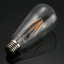 E27 ST64 Retro Edison LED 4W COB Squirrel Cage Colorful Filament Glass Light Lamp Bulb AC 220V