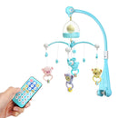 Baby Crib Mobile Bed Bell Hanging Holder Music Box Night Light Newborn Toys Gift