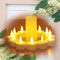 12PCS LED Rechargeable Candle Lamps Flameless Warm Tea Light Decoration