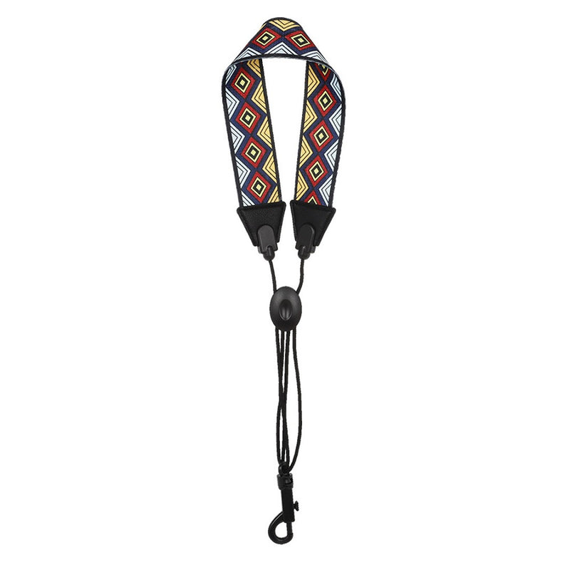 Polyester ABS leather Diamond Pattern Shoulder Strap Neckband for Saxophone Accessories