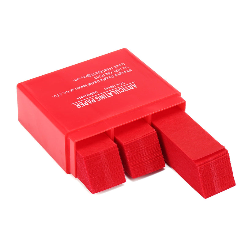 300 Sheets Dental Articulating Paper Dental Lab Products Teeth Care Strips Kit Tools