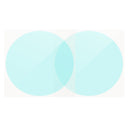 2Pcs 8cm Car Waterproof PET Anti-fog Rearview Mirror Soft Protective Film Transparent Round