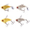 ZANLURE 4pcs/set 16g 4.5cm Vibration Spoon VIB Fishing Lure Artificial Hard Bait For Sea Fishing