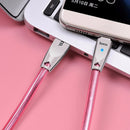 HOCO U9 2.4A Zinc Alloy Jelly Knitted Type-C USB Charging Data Cable 1.2m For Samsung S8 Xiaomi mi6