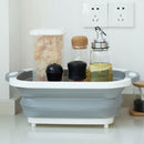 Portable Folding Dishwashing Drain Basin Fruits Vegetable Cleaning Washbasin Camping Picnic