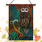 28"x40" 12.5"x18" Owl Autumn Welcome Fall House Garden Flag Yard Banner Decorations