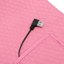 Blue/Pink Unisex Electric Battery Heated Heating Pad Vest Winter Warm Up Jacket Warmer
