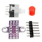 5Pcs CJMCU-010 With Lock Button Self-locking Switch Double Row Switch