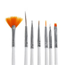 34Pcs Gel Nail Art Design Set Dotting Painting Drawing Polish Brush Pen Tool Kit