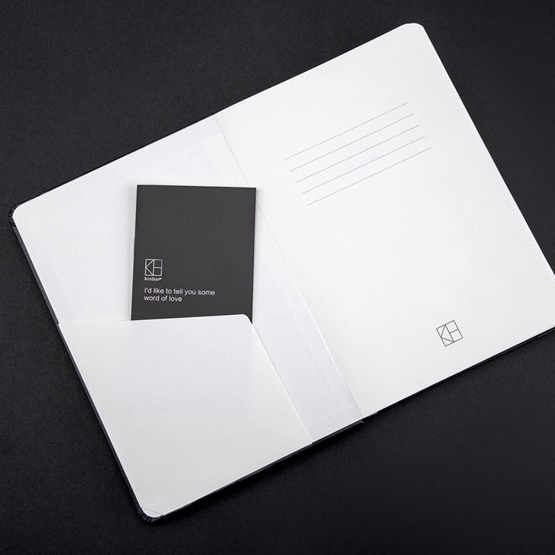 Kinbor DTB2001 Business Gift Box A5 Notebook Ballpoint Pen Pencil Bag Bookmark Set Office School Stationery Set